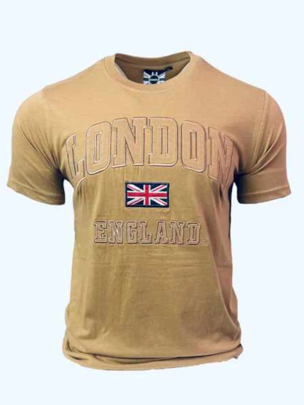Unisex GWCC London England Applique Embroidery T Shirt Desert Storm Size XL